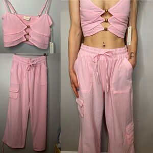 NWT 2 PC Set Ocean Drive Vibrant Gauze.